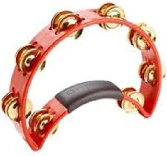 Rhythm Tech RT 1031 Tambourine with Brass Jingles - Red