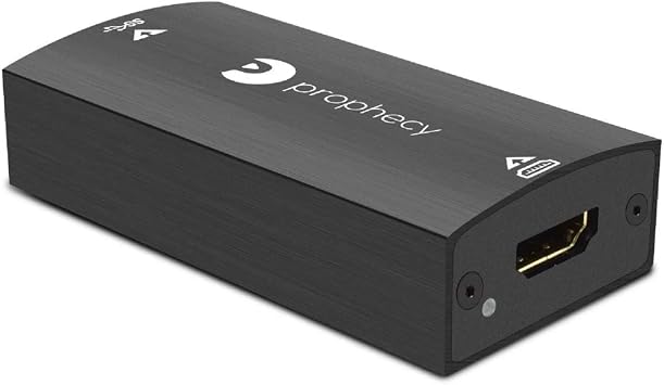 gofanco Prophecy USB 3.0 HDMI Video Capture Card Device Capture, Stream and Share Gameplay, 1080p @60Hz, Low Latency, Xbox Series, PS4 Game Consoles, Game Capture, TAA Compliant (PRO-CaptureHD)