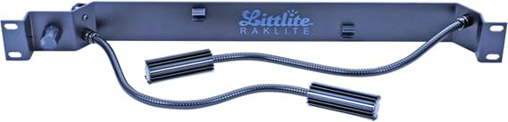 Littlite RL10DLED Rackmount Dual LED Gooseneck Lamp Set
