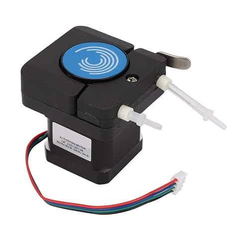 Rate Controlled Peristaltic Pump DIY Replaceable Gel Tube Head Dosing Pump Large Quantitative Controller for Stable Delivery