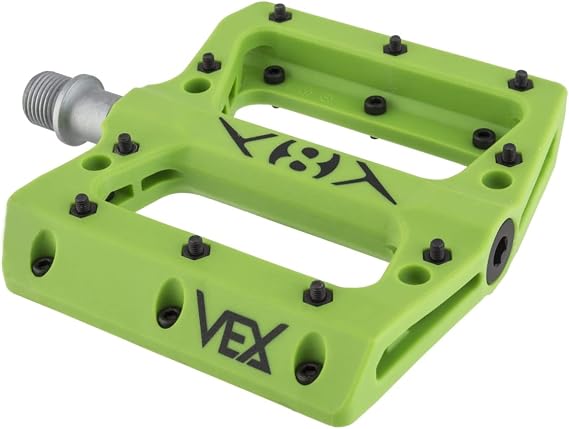 Origin8 Vex Platform Pedals, 9/16,_Green