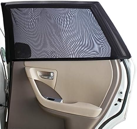 Car Window Shades for Cadillac OPTIQ SUV Crossover 2024 2025, 4 Pack Breathable Mesh Side Covers Universal Baby Sun Protection Privacy Tinting & UV Ray Blocker