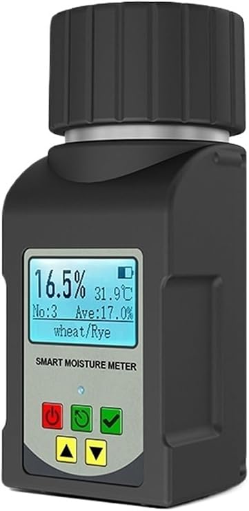 Moisture Meter, Multilingualism Moisture Meter For Tea And Vanilla For Beans Coffee for Garden, Lawn