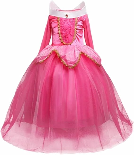 DreamHigh Sleeping Beauty Princess Party Girls Costume Dress 3-10 Years