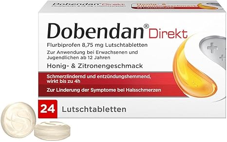 Dobendan Direkt Lutschtabletten gegen Halsschmerzen 24 stk