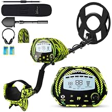 Metal Detector Gold for Adults Waterproof - Professional 11 Coil Metal Finder Pinpoint Notch - Underwater Metal Detecting for Juniors