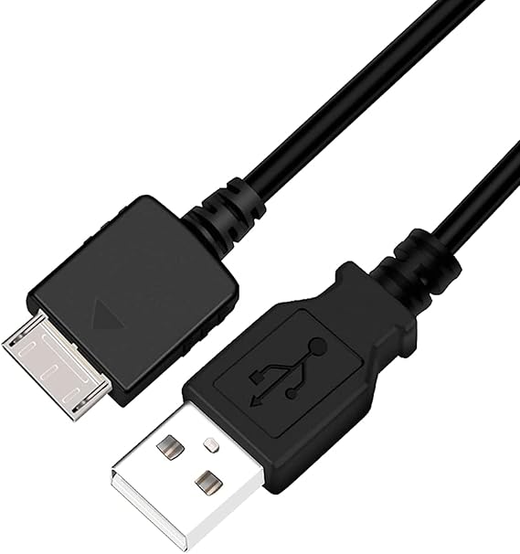 WMC-NW20MU USB Charger Cable Replacement Charging Sync Data Cable Supply Power Cord Compatible with Sony Walkman MP3 MP4 Player NWZ-A726 A728 A729 A815 A816 S616 S618 S716 S718 Series and More (3.3ft)