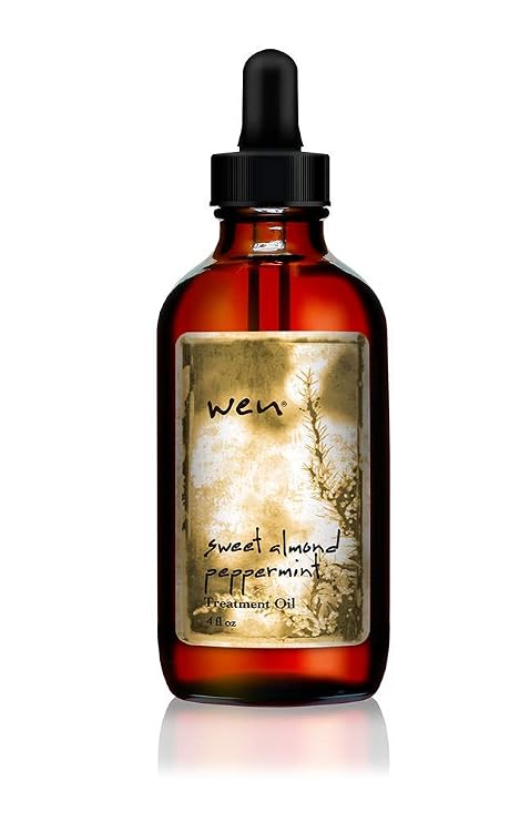 WEN Sweet Almond Peppermint Treatment Oil, 4 Fl Oz