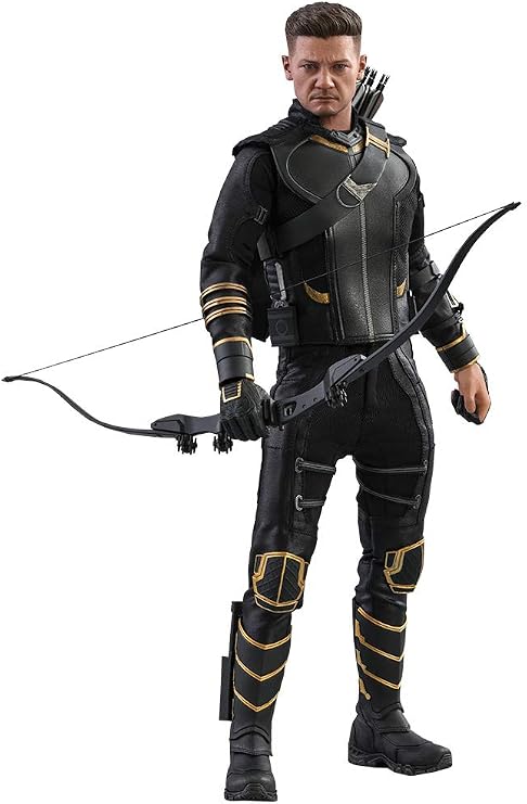 1:6 Hawkeye - Avengers:Endgame | Avengers Endgame 12 Inch Action Figure Movie Masterpiece 1/6 Scale Series - Hawkeye Hot Toys 904646