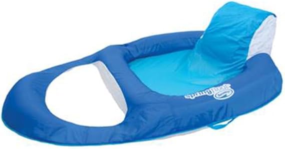 Swimways Spring Float Recliner - Blue/Aqua