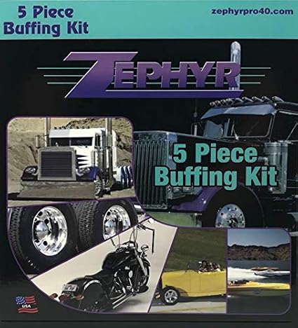 Zephyr 5 Piece Metal Buffing Kit