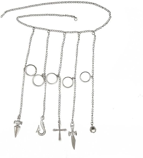 Anime HXH Kurapika Charm Bracelet Accessories Judgement Chain Necklace Pendant Men's Jewelry Anime Lover