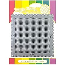 Waffle Flower Stitchable Pinking Square Die (This stitchable Pinking Square is Approximately 3.5" Square)