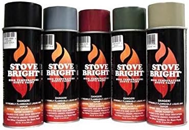 FORREST Hi-Temperature 1200 deg. Stove and Fireplace Paint (Bark Brown)