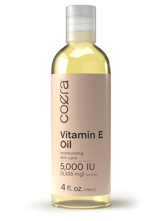 Coera Vitamin E Oil for Skin 5,000 IU | 4 fl oz (118 ml)