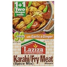 Laziza Karahi Fry Meat Masala, 90-Gram Boxes (Pack of 6)