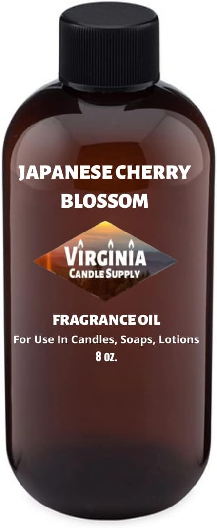 Japanese Cherry Blossom Type Fragrance Oil (Our Version of The Brand Name) (8 oz Bottle) for Candle Making, Soap Making, Tart Making, Room Sprays, Lotions, Car Fresheners, Slime, Bath Bombs, Warmers