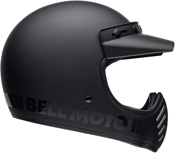 BELL Moto-3 Helmet, M/G Black Classic, XX-Large