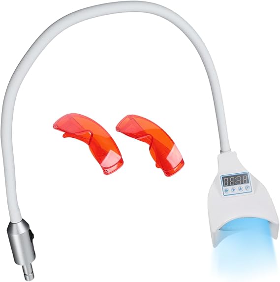 Teeth Whitening Machine LED Light Professional Dental Whitening Lamp with Display Screen,Timer,Portable Bleaching Light,for Hospitals, Clinics, Households