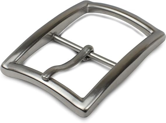 Titanium Center Bar Dress Buckle (1.38")