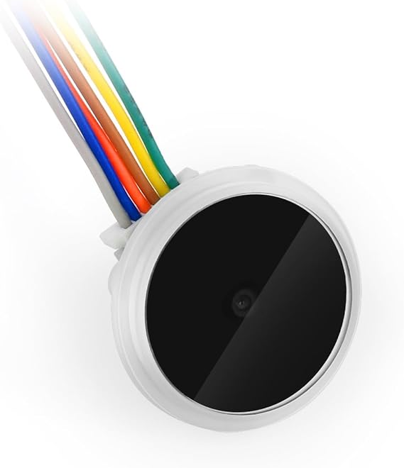 Waveshare Round 2D Codes Scanner Module, Barcode/QR Code Reader, with LED Indicator, Small Size, Easy to Integrate