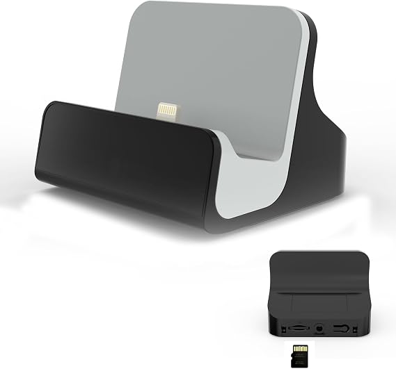 LIZVIZ Smart Charger Dock 1080P Charger+ Motion Detection/Remote Monitoring, Security Surveillance Camera for Home and Office