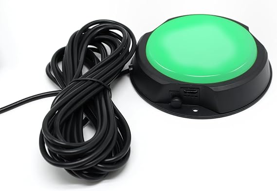 YZ Green Button for Stopwatch/Countdown Timer, Start/Stop/Reset, with Buzzer