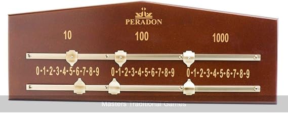 Peradon Scoreboard for Billiards and Bar Billiards (2 Lane)