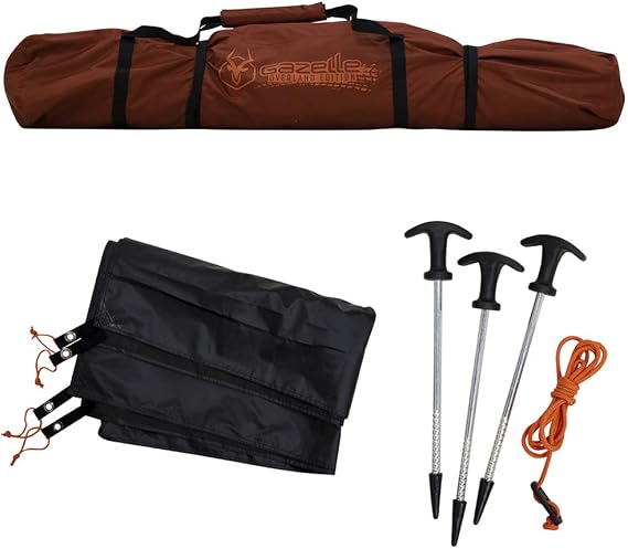 Gazelle Tents GK900 Overland Accessories KIT, Black, 94"x94"