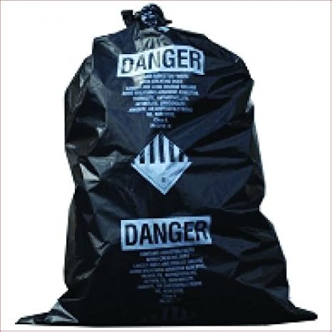 Black Asbestos Bags 32 x 48 x 6 Mil Full Gauge 75/case