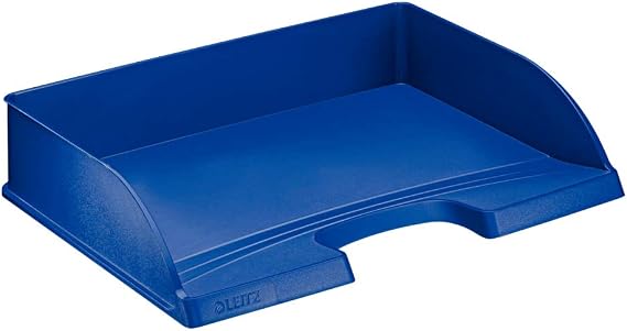 Leitz Plus Standard Landscape Letter Tray - Blue