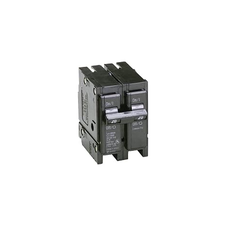 Eaton BR220 20 Amp Double Pole Circuit Breaker