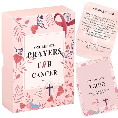 Breast Cancer gifts for women, 72 Prayers for Cancer Patients female, Cancer comfort, Cancer Patients Must Have,ChemoHealing Gifts for Cancer, Things Bring to Chemo