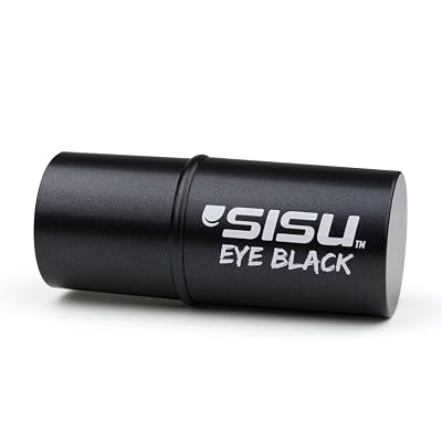 SISU Eye Black - Reduces Glare from Sun & Stadium Lights - Easy to Apply & Remove - All Sports - Non-Toxic