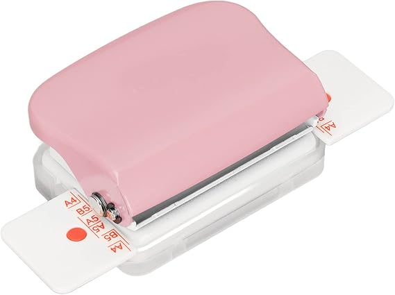 Mini Manual Binding Machines, 6 Holes Cinch Book Binding Machine, 5 Sheets of Paper, Coil Binding Machine for Home Office (1)