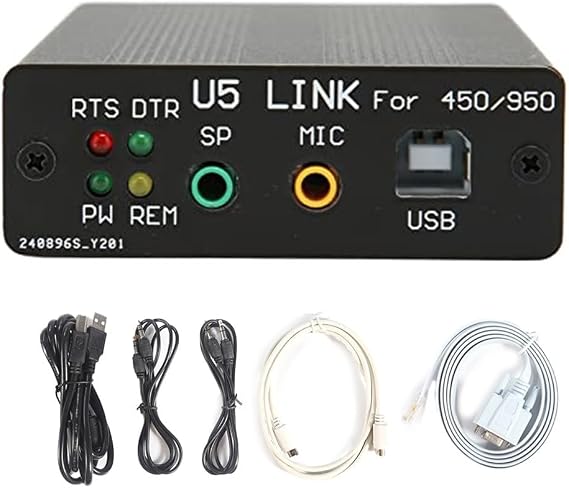 GLOBALHUT USB PC Link Adapter Connector for FT-450D FT-950D FT-991A, CAT Data Interface with Audio Isolation