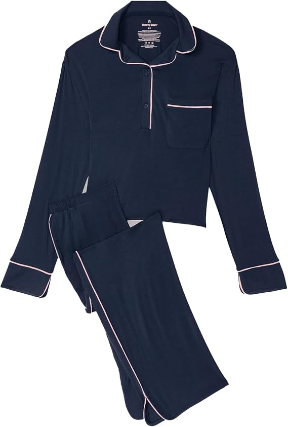 Tommy John Women's Long Sleeve Top and Pant Pajama Set