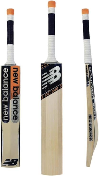 New Balance DC 540 English-Willow Cricket Bat with Bat Cover 2019-20 Edition- Short Handle (Multicolour, Full Size)