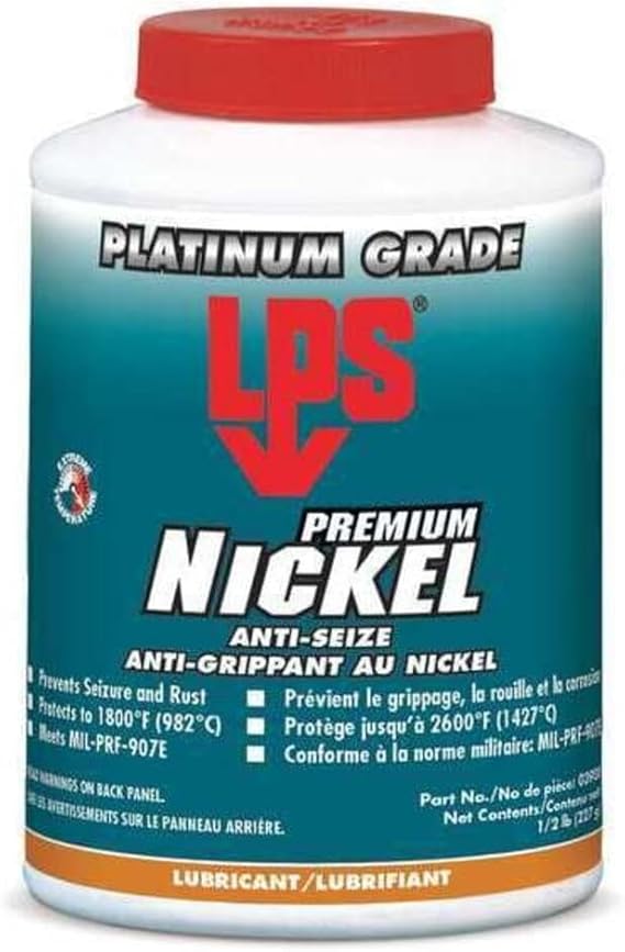 Lps Nickel Anti-Seize,Jar,8 oz. Net Weight 03908-1 Each