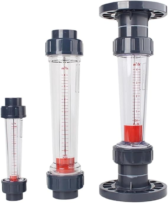 LZS Series DN20 Plastic Tube Rotameter Flow Meter Liquid Flowmeter for Water(60-600L-h)
