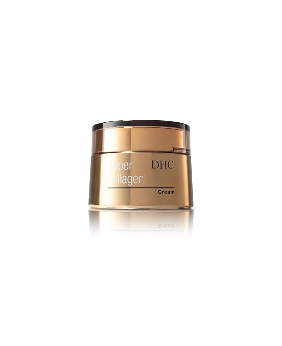 DHC Super Collagen Cream, Brightening, Collagen-Boosting Moisturizer, Skin-plumping, Fragrance and Colorant Free, Ideal for all skin types, 1.7 oz. Net wt.