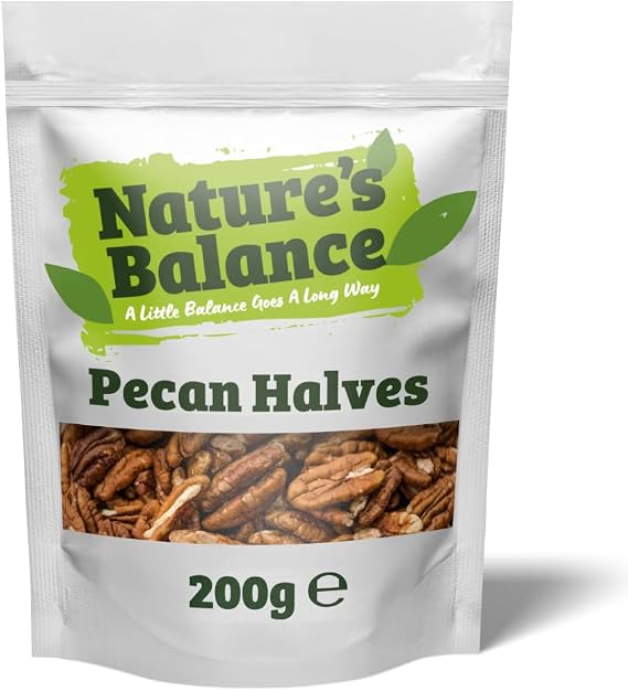 Nature's Balance Pecan Halves 200g Raw Pecan Nuts