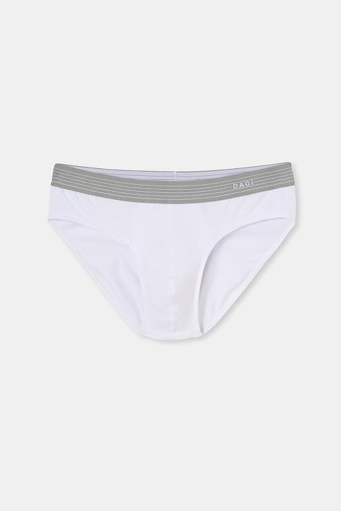 Dagi Erkek D5182 Compact Düz Slip Pamuk Beyaz