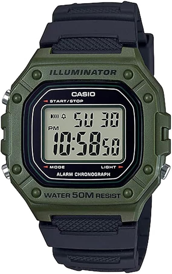 Casio CASIO Standard Digital Watch W-218 Series Men's Women's Cheap Casio Chippcasi Overseas Model Parallel Import, Standard