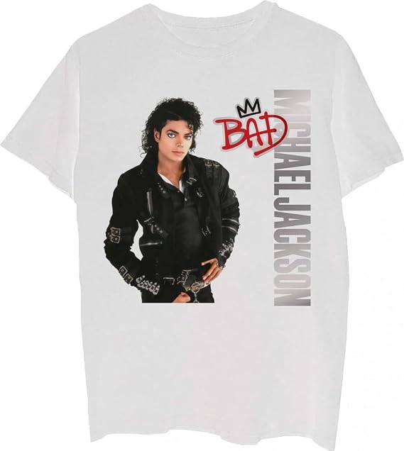 Michael Jackson Men's Michael Jackson Official Merch Bad T-Shirt