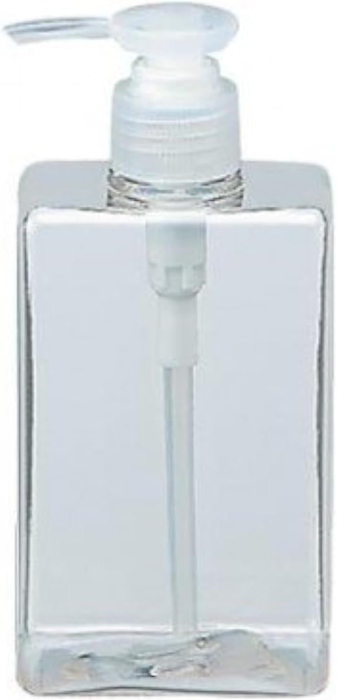 MOMA Muji PET Rectangular Pump Bottle - 280ml - Clear