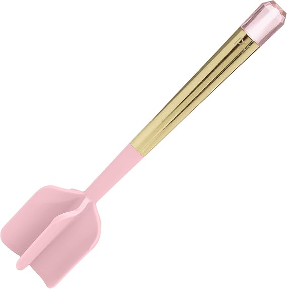 Paris Hilton Meat Chopper with Pink Jewel Shaped Handle, Heat-Resistant up to 400F, Dishwasher Safe Kitchen Tools and Utensil, Pink and Gold