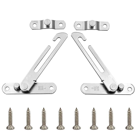 jinyatu Window Opening Locks Restrictor Children Safety Protection Window Limit Control Device Restrictor 2 Pieces