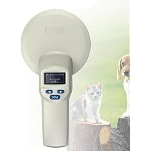 Handheld Animal Chip Scanner with OLED Display, Support FDX-B(ISO11784/85) and Frequency 134.2KHz/125KHz, Scanning Speed Fast, for Dogs, Cats, Pigs, Cattle