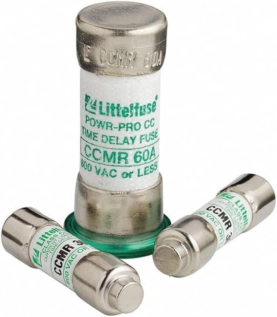 Littelfuse CC Class, Time-Delay, 10A, 600V AC, Non-Indicating CCMR010-1 Each